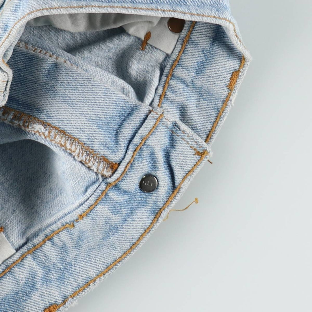 90'S Levi's 505-4834 Tapered Denim Pants, Made in USA, Men's, Size 36, Vintage cotton Blue type light blue Vintage Second Hand