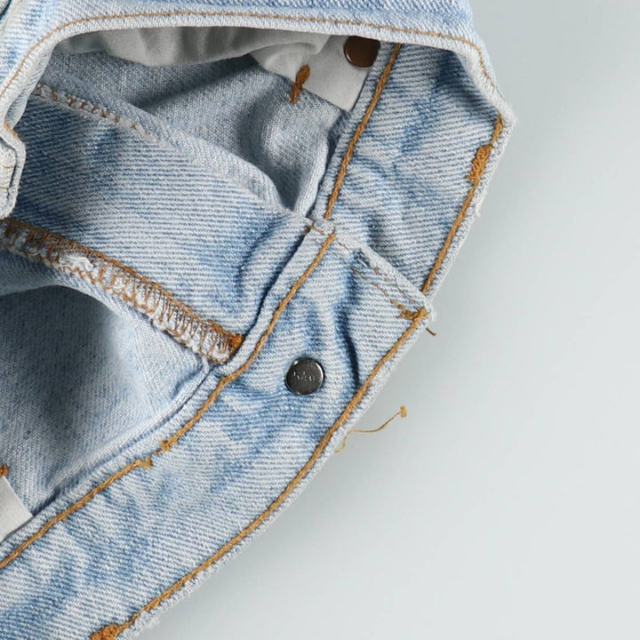 90'S Levi's 505-4834 Tapered Denim Pants, Made in USA, Men's, Size 36, Vintage cotton Blue type light blue Vintage Second Hand