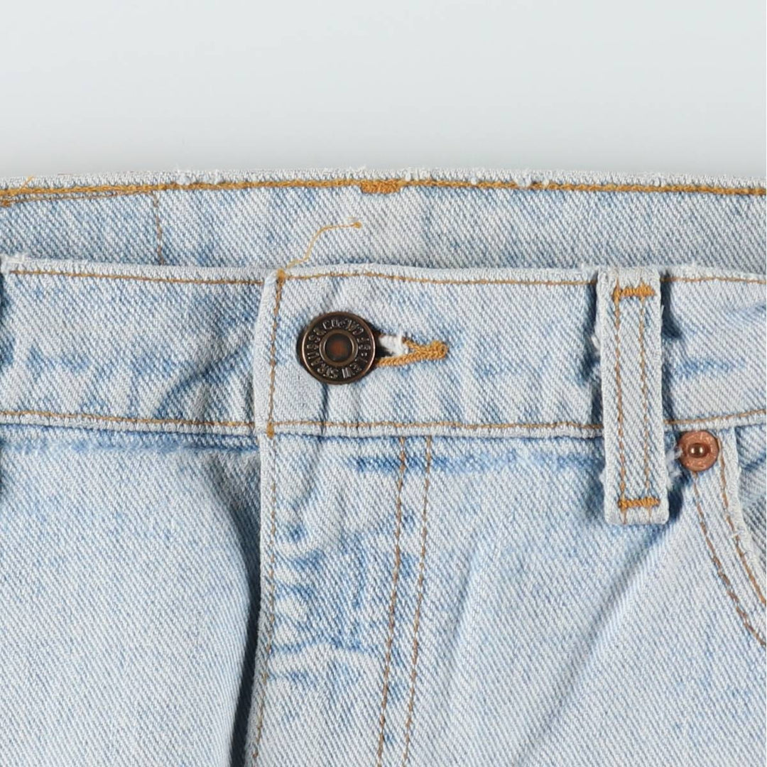 90'S Levi's 505-4834 Tapered Denim Pants, Made in USA, Men's, Size 36, Vintage cotton Blue type light blue Vintage Second Hand
