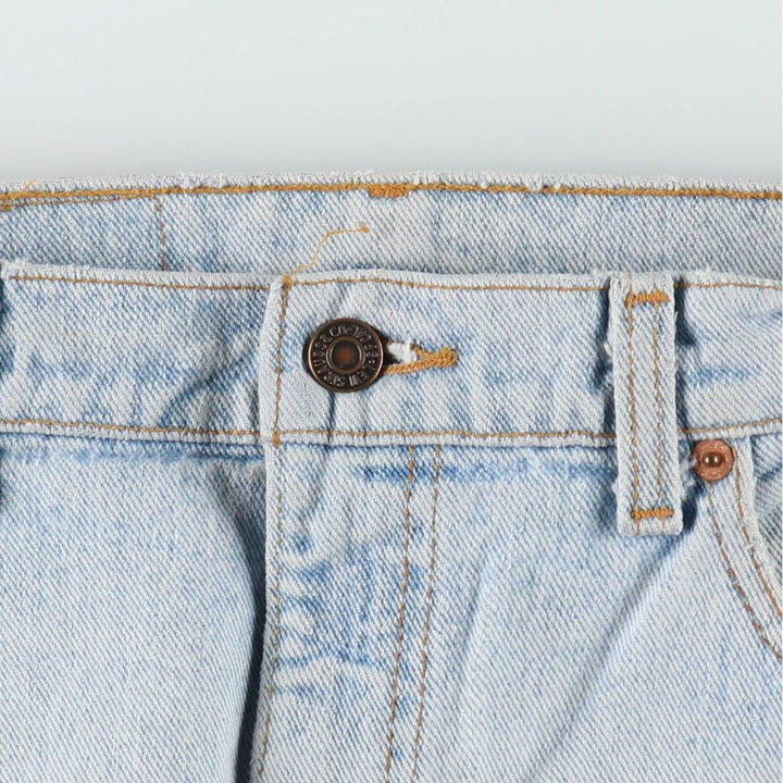 90'S Levi's 505-4834 Tapered Denim Pants, Made in USA, Men's, Size 36, Vintage cotton Blue type light blue Vintage Second Hand