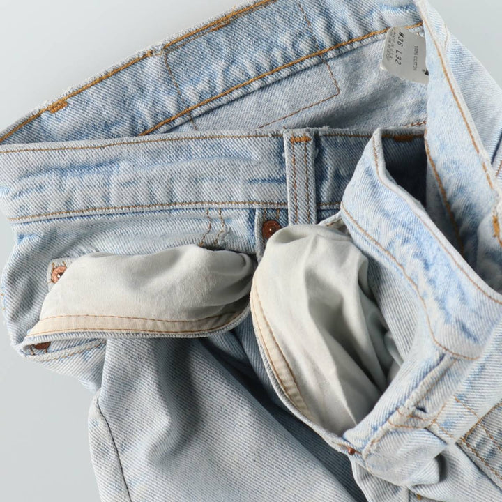 90'S Levi's 505-4834 Tapered Denim Pants, Made in USA, Men's, Size 36, Vintage cotton Blue type light blue Vintage Second Hand