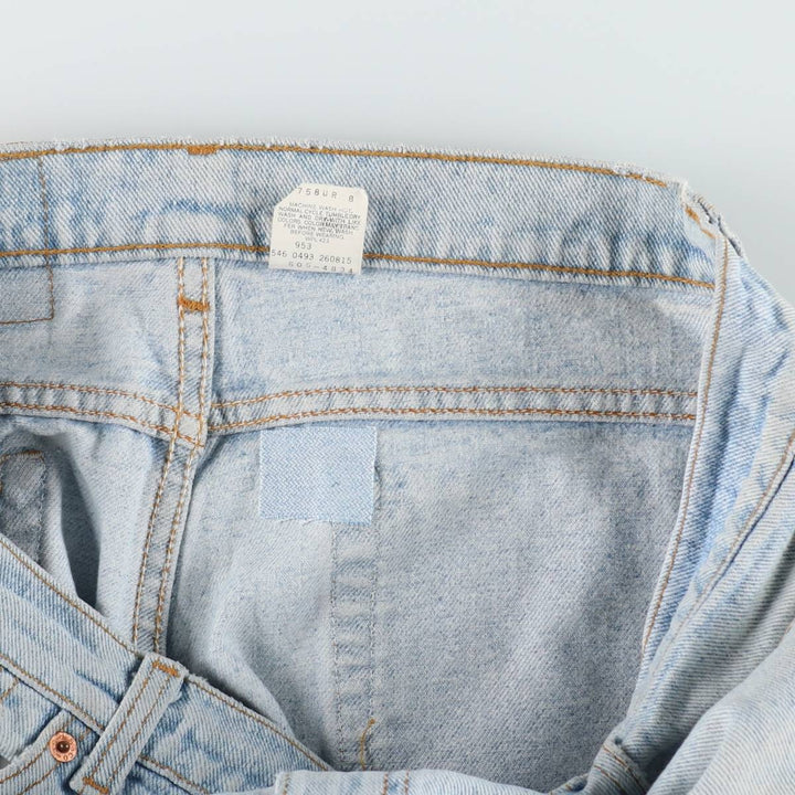 90'S Levi's 505-4834 Tapered Denim Pants, Made in USA, Men's, Size 36, Vintage cotton Blue type light blue Vintage Second Hand