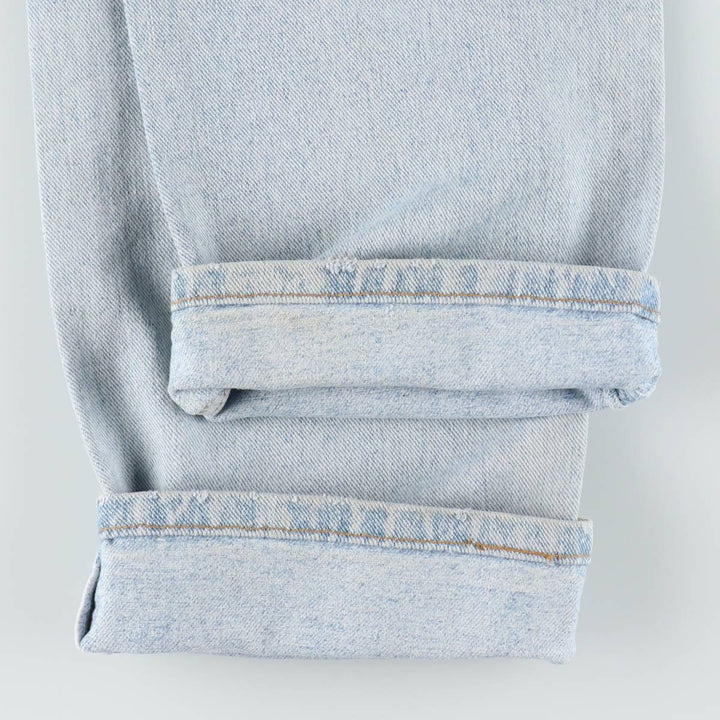 90'S Levi's 505-4834 Tapered Denim Pants, Made in USA, Men's, Size 36, Vintage cotton Blue type light blue Vintage Second Hand