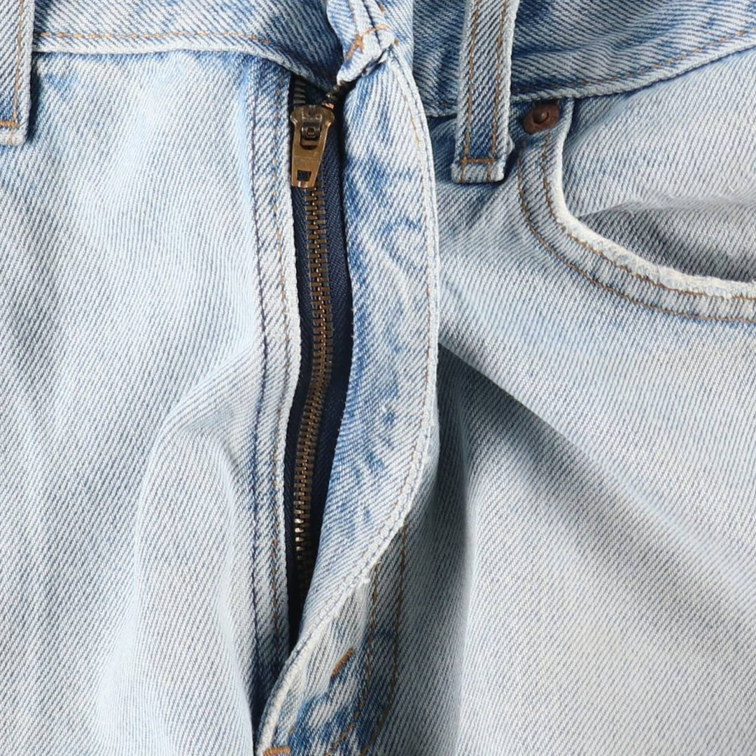 90s-00'S Levi's 505 Regular Fit Straight Leg Tapered Denim Pants, Made in USA, Men's W34 equivalent, Vintage cotton Blue type light blue Vintage Second Hand