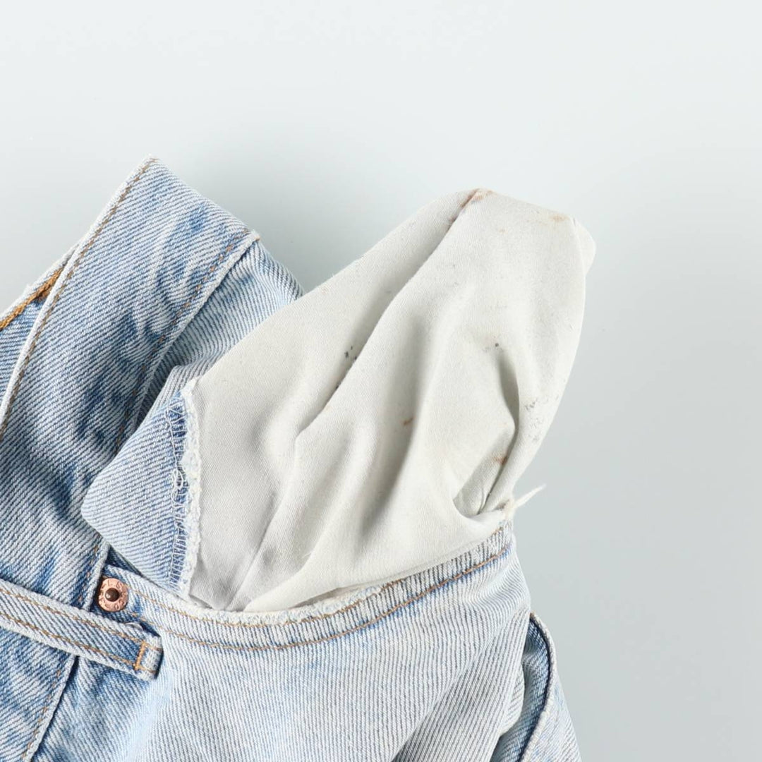 90s-00'S Levi's 505 Regular Fit Straight Leg Tapered Denim Pants, Made in USA, Men's W34 equivalent, Vintage cotton Blue type light blue Vintage Second Hand