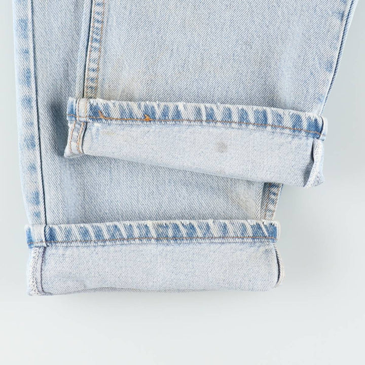 90s-00'S Levi's 505 Regular Fit Straight Leg Tapered Denim Pants, Made in USA, Men's W34 equivalent, Vintage cotton Blue type light blue Vintage Second Hand