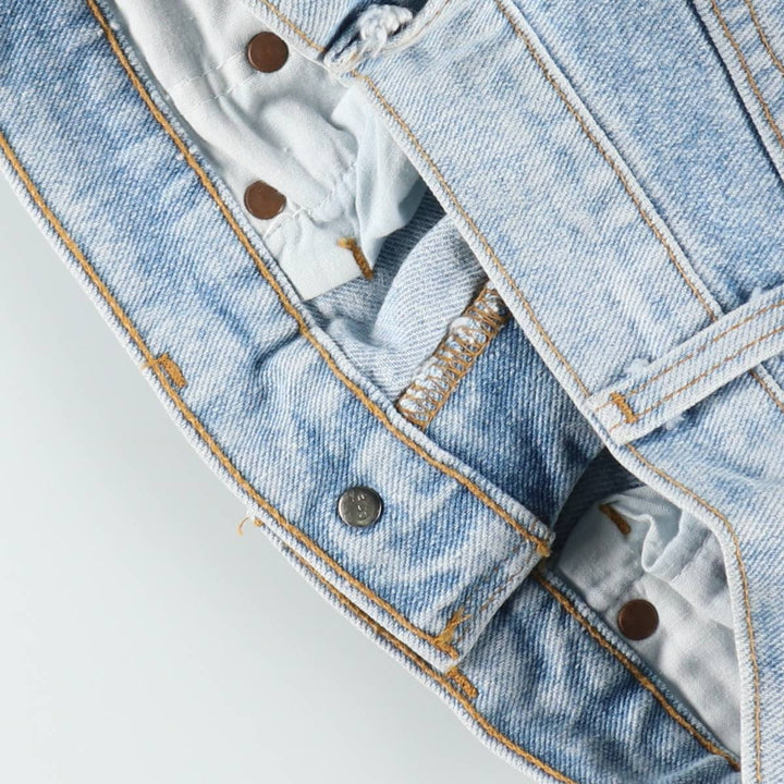 1990'S Levi's 505-4834 Tapered Denim Pants, Made in USA, Men's Size W32 (approx.), Vintage cotton Blue type light blue Vintage Second Hand