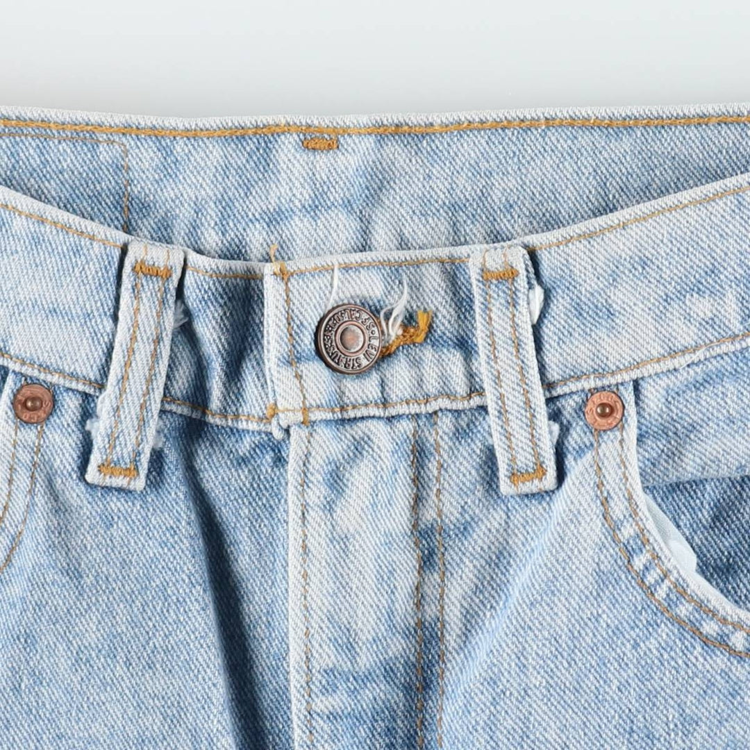 1990'S Levi's 505-4834 Tapered Denim Pants, Made in USA, Men's Size W32 (approx.), Vintage cotton Blue type light blue Vintage Second Hand