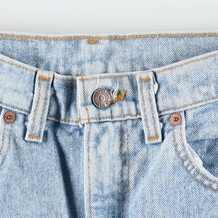 1990'S Levi's 505-4834 Tapered Denim Pants, Made in USA, Men's Size W32 (approx.), Vintage cotton Blue type light blue Vintage Second Hand