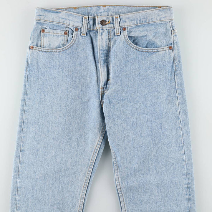 1990'S Levi's 505-4834 Tapered Denim Pants, Made in USA, Men's Size W32 (approx.), Vintage cotton Blue type light blue Vintage Second Hand
