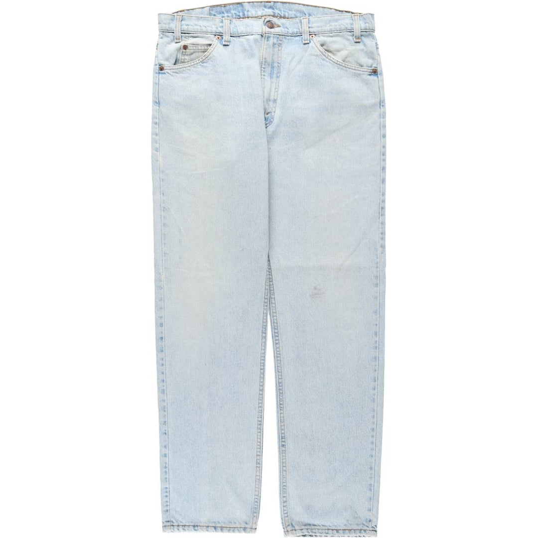 1990'S Levi's 40505-0234 Regular Fit Straight Leg Tapered Denim Pants, Made in USA, Men's Size W36 (approx.), Vintage cotton blue type Vintage Second Hand