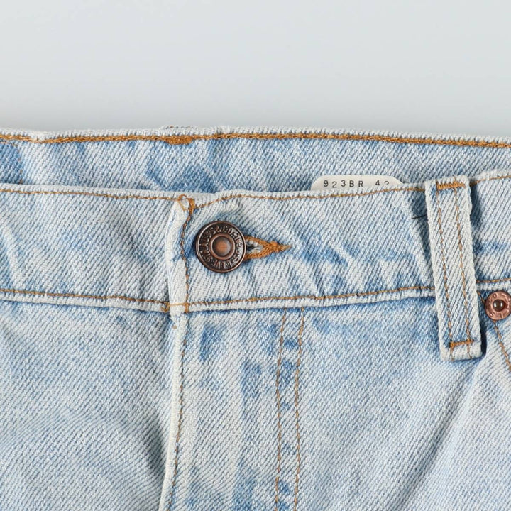 1990'S Levi's 40505-0234 Regular Fit Straight Leg Tapered Denim Pants, Made in USA, Men's Size W36 (approx.), Vintage cotton blue type Vintage Second Hand