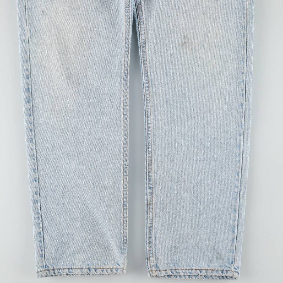 1990'S Levi's 40505-0234 Regular Fit Straight Leg Tapered Denim Pants, Made in USA, Men's Size W36 (approx.), Vintage cotton blue type Vintage Second Hand