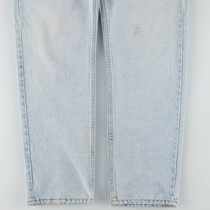 1990'S Levi's 40505-0234 Regular Fit Straight Leg Tapered Denim Pants, Made in USA, Men's Size W36 (approx.), Vintage cotton blue type Vintage Second Hand