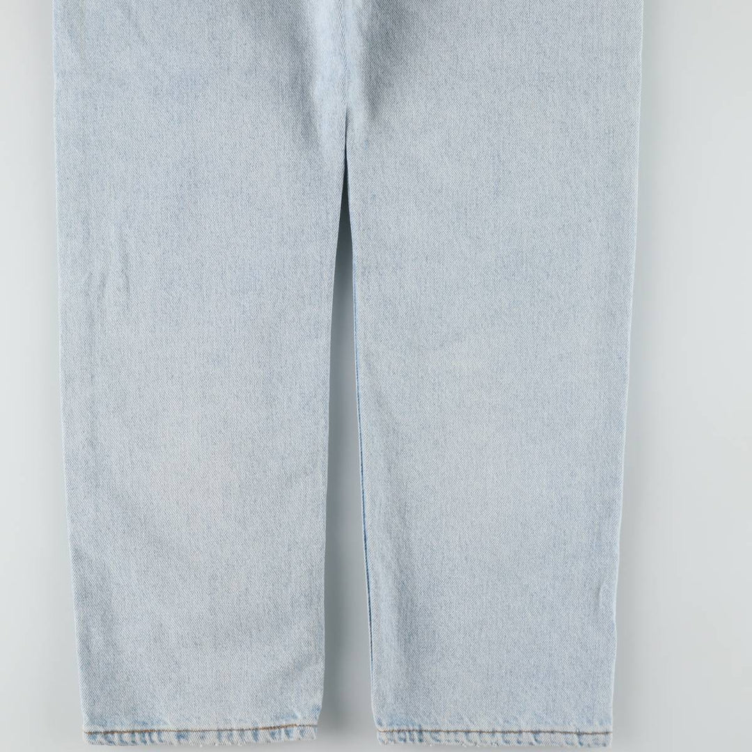 1990'S Levi's 40505-0234 Regular Fit Straight Leg Tapered Denim Pants, Made in USA, Men's Size W36 (approx.), Vintage cotton blue type Vintage Second Hand