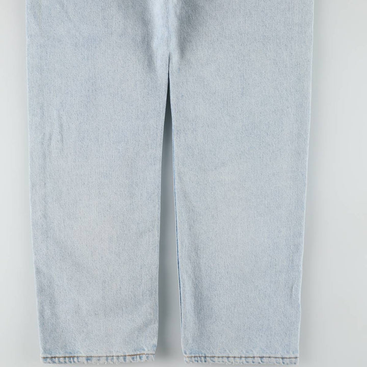 1990'S Levi's 40505-0234 Regular Fit Straight Leg Tapered Denim Pants, Made in USA, Men's Size W36 (approx.), Vintage cotton blue type Vintage Second Hand