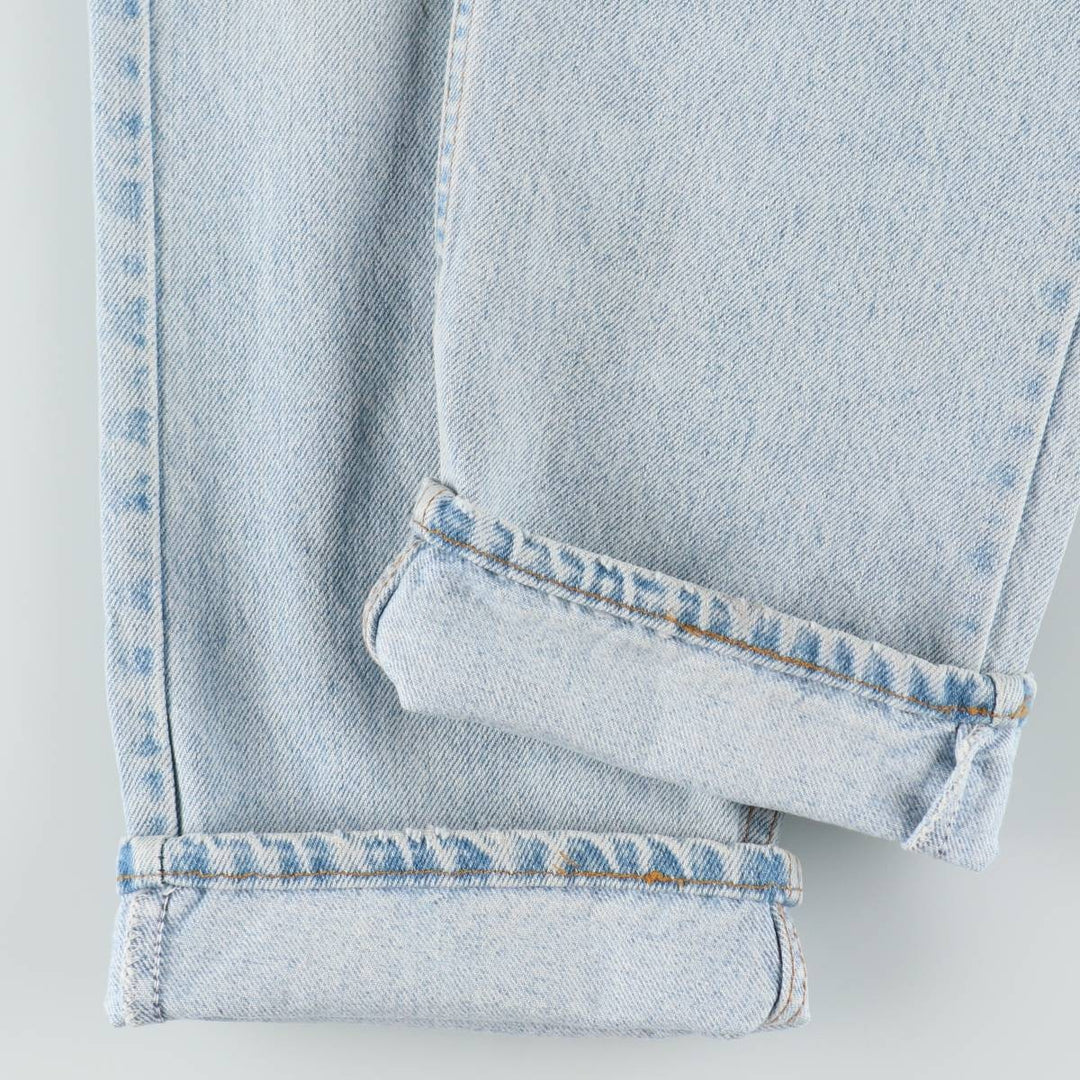 1990'S Levi's 40505-0234 Regular Fit Straight Leg Tapered Denim Pants, Made in USA, Men's Size W36 (approx.), Vintage cotton blue type Vintage Second Hand