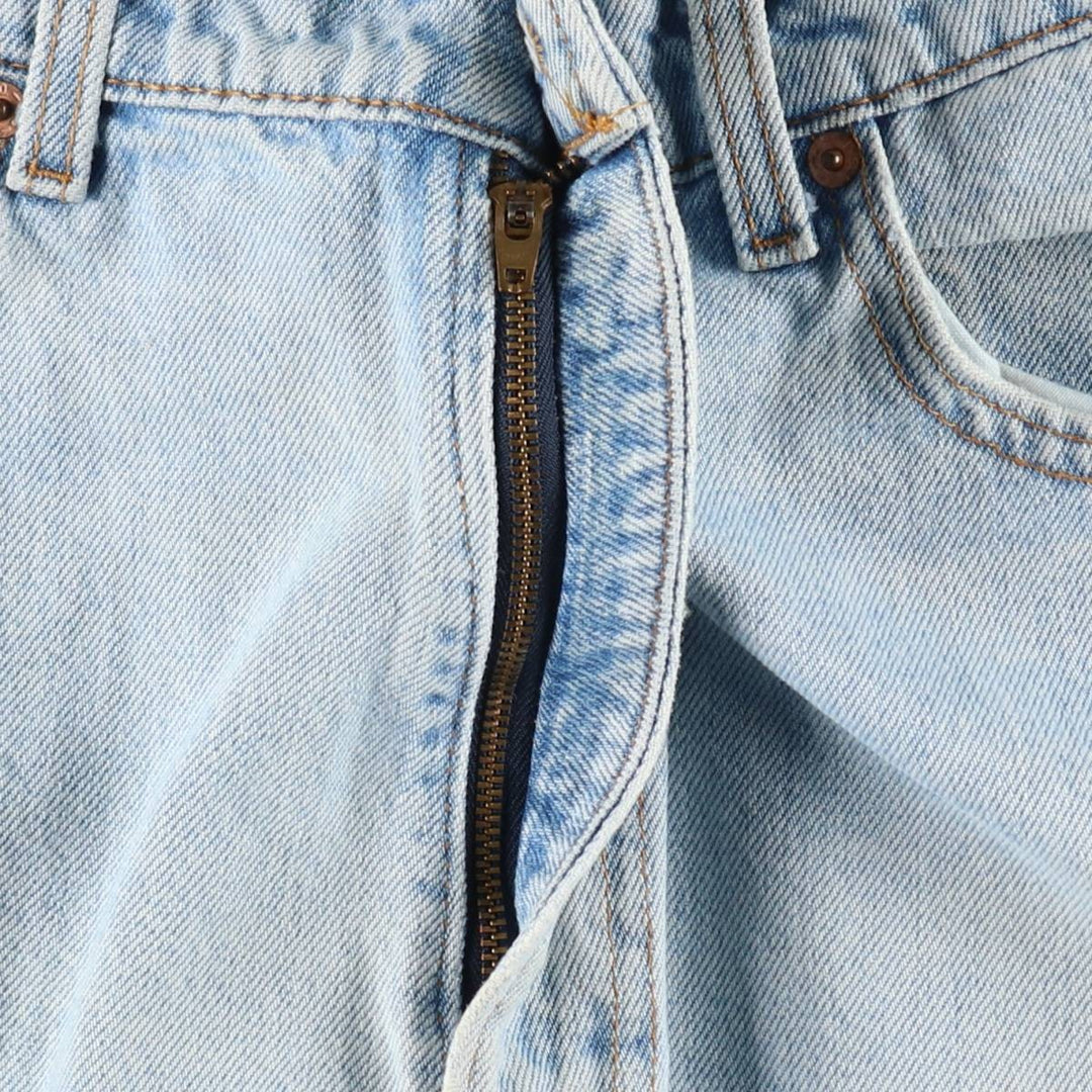 90'S Levi's 505 REGULAR FIT STRAIGHT LEG Tapered Denim Pants Made in USA Men's W35 Vintage cotton Blue type light blue Vintage Second Hand