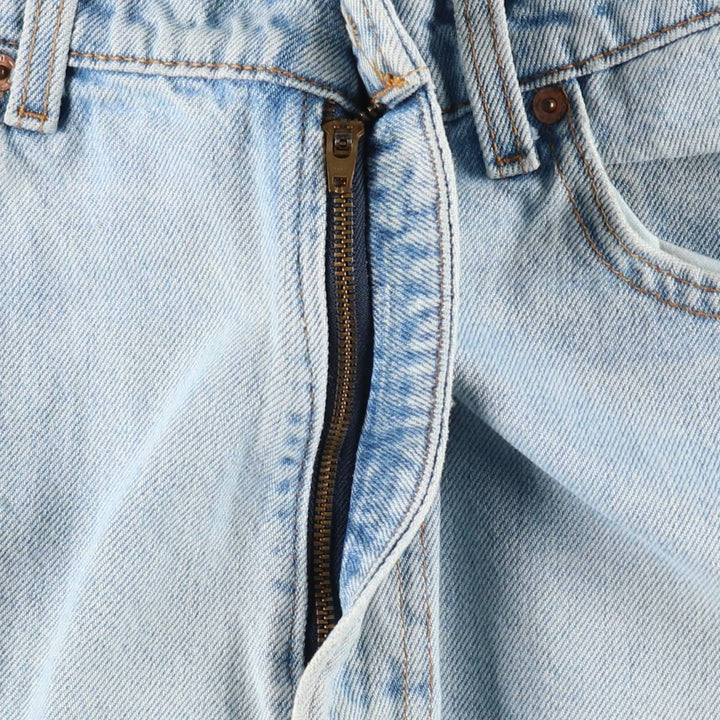 90'S Levi's 505 REGULAR FIT STRAIGHT LEG Tapered Denim Pants Made in USA Men's W35 Vintage cotton Blue type light blue Vintage Second Hand