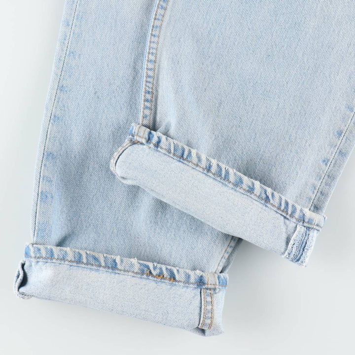 90'S Levi's 505 REGULAR FIT STRAIGHT LEG Tapered Denim Pants Made in USA Men's W35 Vintage cotton Blue type light blue Vintage Second Hand
