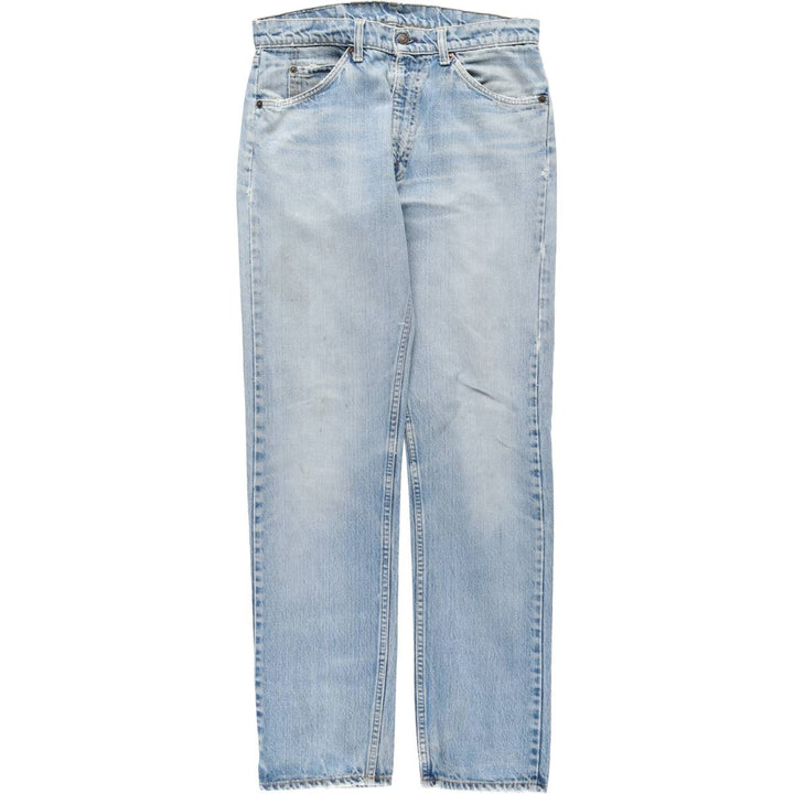 70s-80'S Levi's 20505-0217 Orange Tab Tapered Denim Pants, Men's W32 (approx.), Vintage unclear blue type Vintage Second Hand