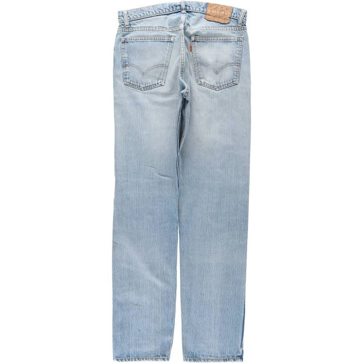 70s-80'S Levi's 20505-0217 Orange Tab Tapered Denim Pants, Men's W32 (approx.), Vintage unclear blue type Vintage Second Hand