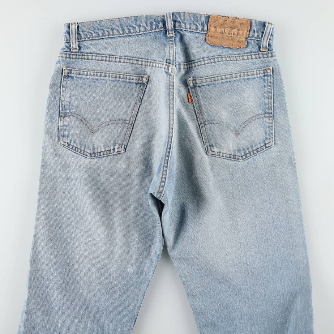 70s-80'S Levi's 20505-0217 Orange Tab Tapered Denim Pants, Men's W32 (approx.), Vintage unclear blue type Vintage Second Hand