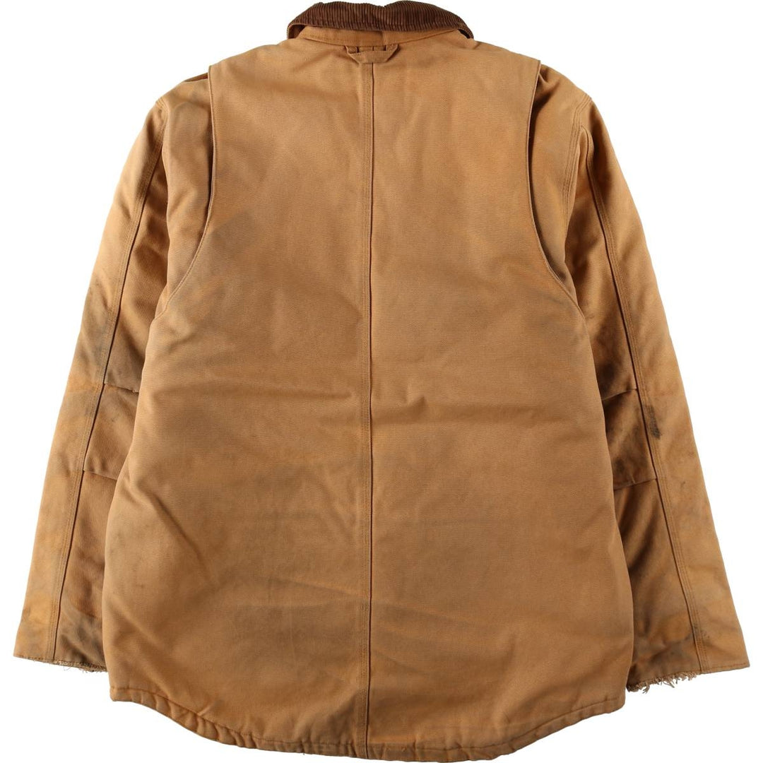 Dickies Traditional Coat Type Padded Duck Work Jacket Men's Size M (approx.) cotton brown type Vintage Second Hand