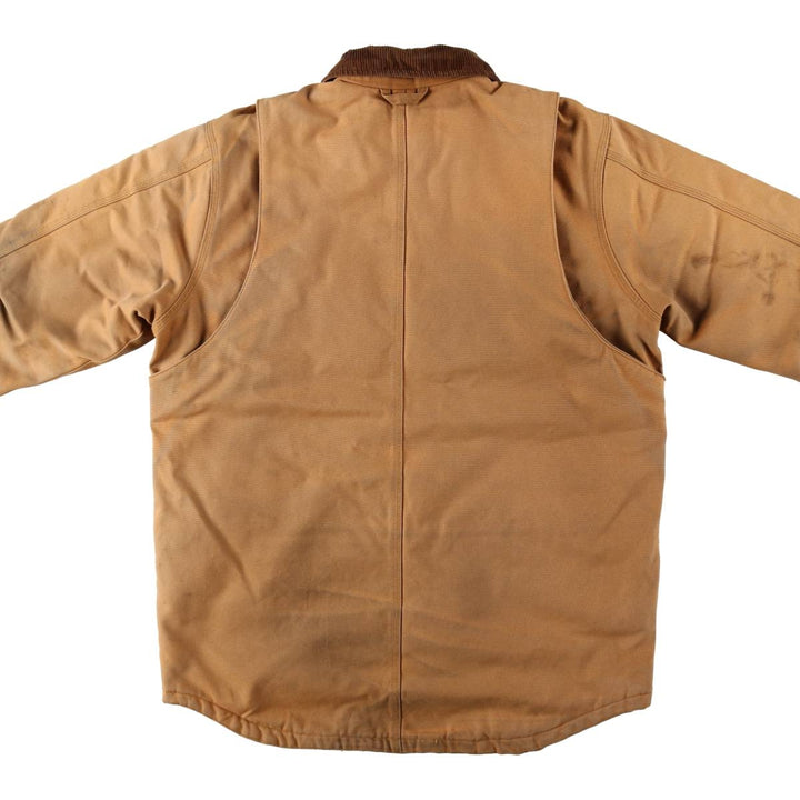 Dickies Traditional Coat Type Padded Duck Work Jacket Men's Size M (approx.) cotton brown type Vintage Second Hand