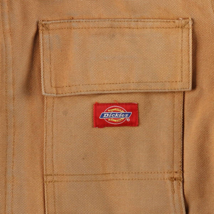 Dickies Traditional Coat Type Padded Duck Work Jacket Men's Size M (approx.) cotton brown type Vintage Second Hand