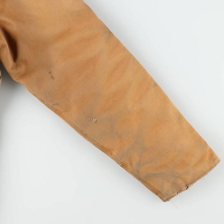 Dickies Traditional Coat Type Padded Duck Work Jacket Men's Size M (approx.) cotton brown type Vintage Second Hand
