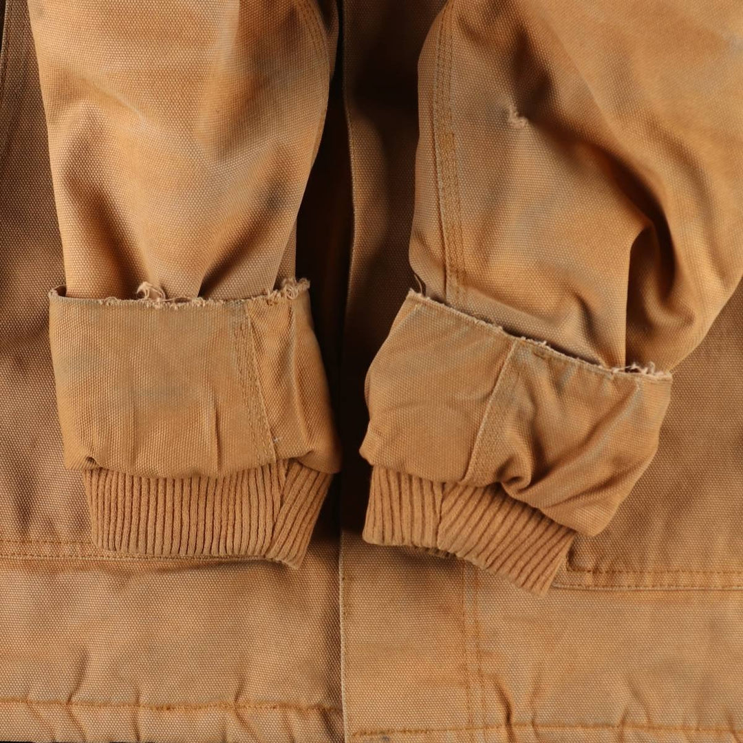 Dickies Traditional Coat Type Padded Duck Work Jacket Men's Size M (approx.) cotton brown type Vintage Second Hand