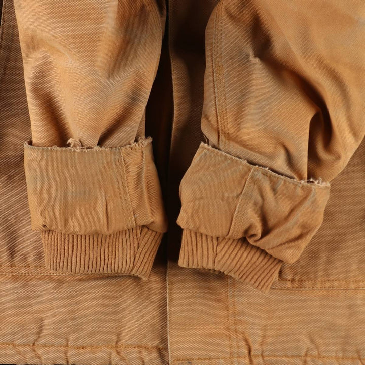 Dickies Traditional Coat Type Padded Duck Work Jacket Men's Size M (approx.) cotton brown type Vintage Second Hand
