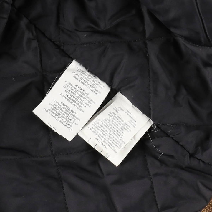 Dickies Active Jacket Type Padded Duck Full-Zip Hoodie Men's XXL Equivalent cotton Beige type Vintage Second Hand