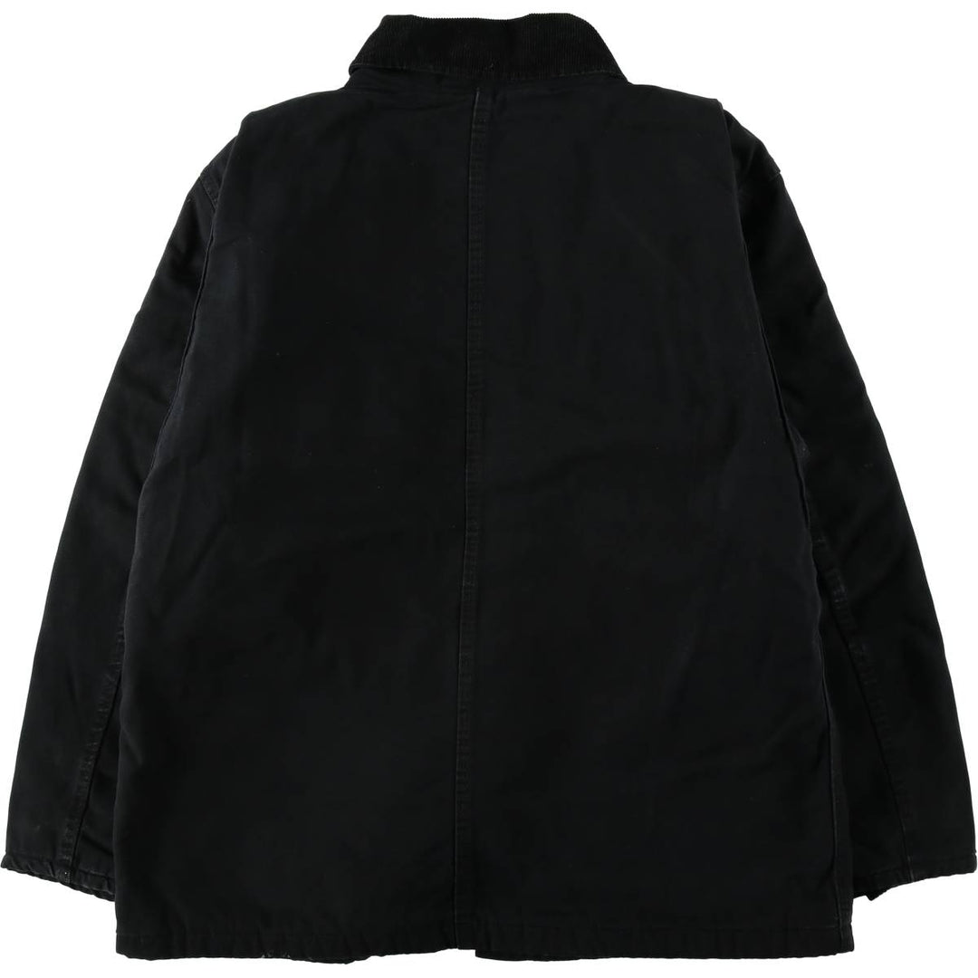 Dickies padded duck canvas coveralls, men's size L (approx.) unclear black type Vintage Second Hand