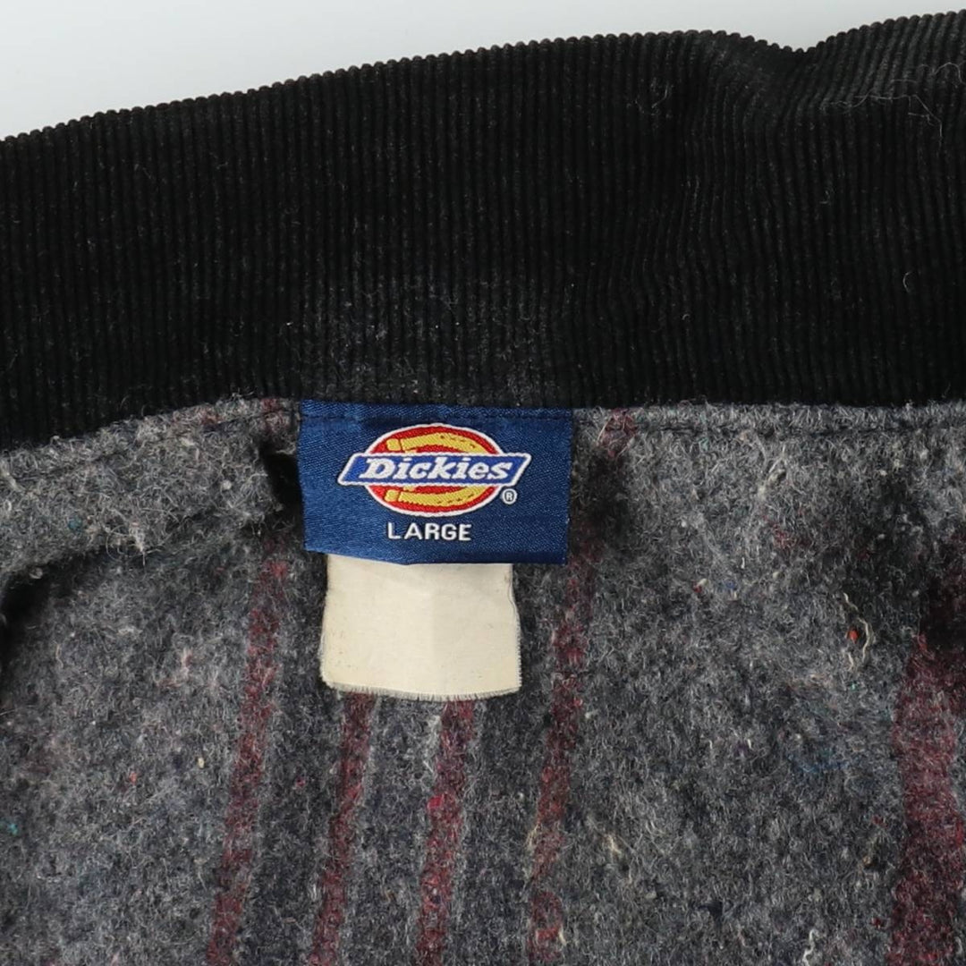 Dickies padded duck canvas coveralls, men's size L (approx.) unclear black type Vintage Second Hand