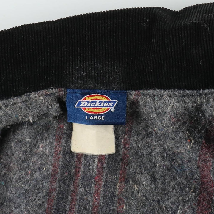 Dickies padded duck canvas coveralls, men's size L (approx.) unclear black type Vintage Second Hand