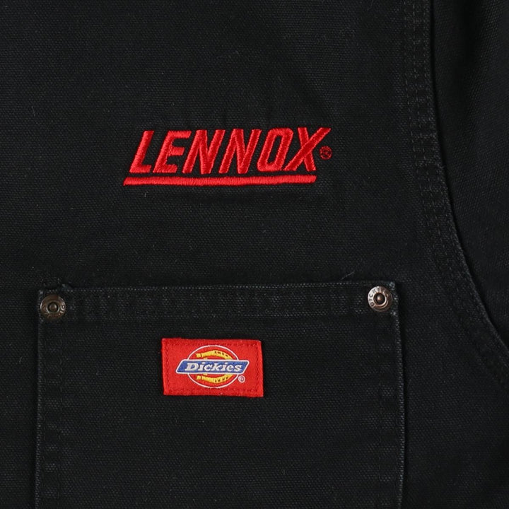 Dickies padded duck canvas coveralls, men's size L (approx.) unclear black type Vintage Second Hand