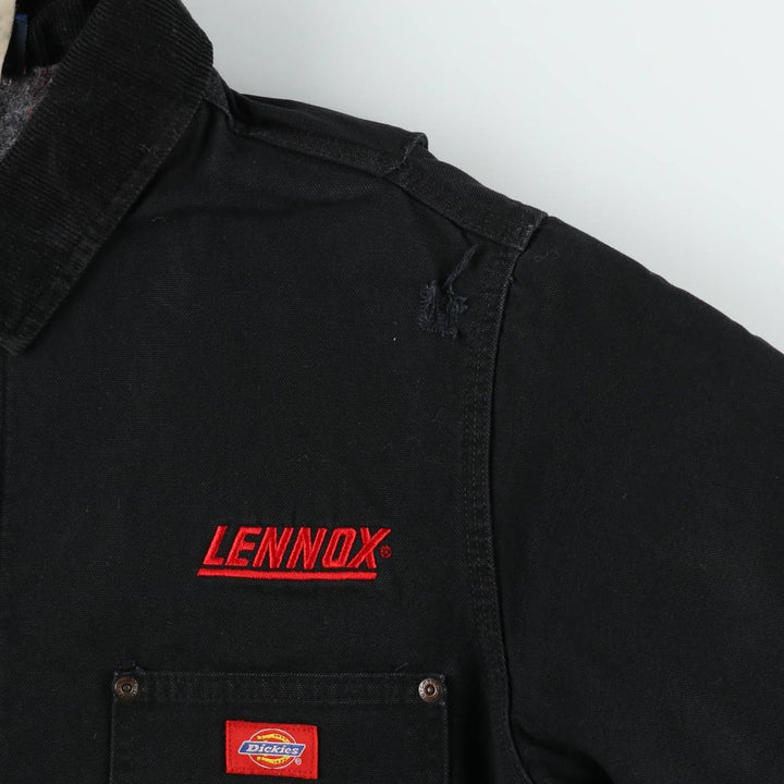 Dickies padded duck canvas coveralls, men's size L (approx.) unclear black type Vintage Second Hand