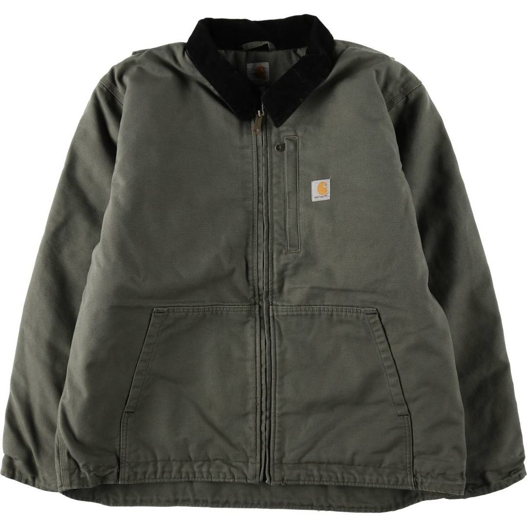 Carhartt Full Swing Armstrong Jacket, Padded Duck Work Jacket, Men's Size XL (approx.) cotton Khaki type Vintage Second Hand