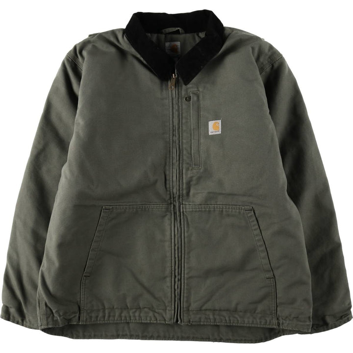 Carhartt Full Swing Armstrong Jacket, Padded Duck Work Jacket, Men's Size XL (approx.) cotton Khaki type Vintage Second Hand