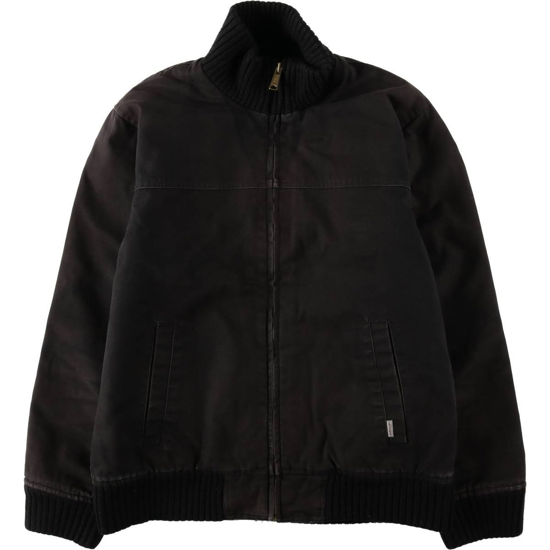 Carhartt padded duck work jacket, men's size L (approx.) cotton black type Vintage Second Hand