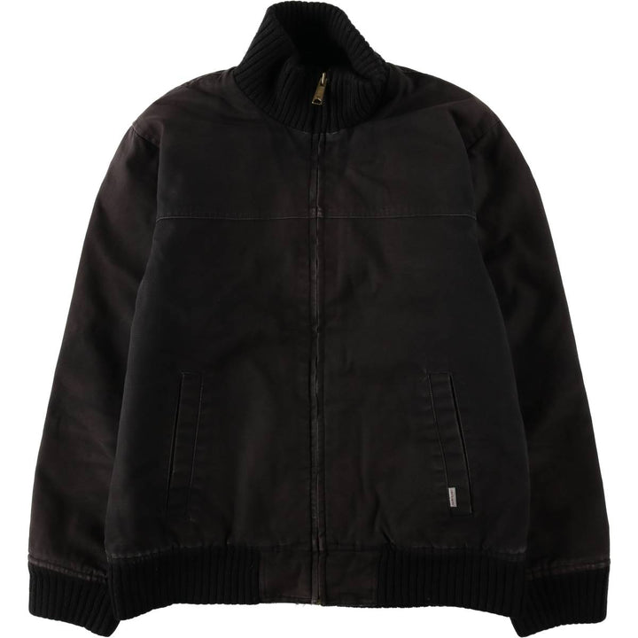 Carhartt padded duck work jacket, men's size L (approx.) cotton black type Vintage Second Hand