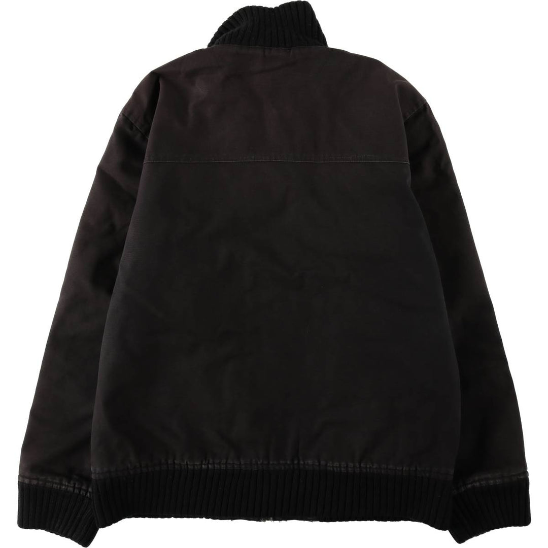 Carhartt padded duck work jacket, men's size L (approx.) cotton black type Vintage Second Hand