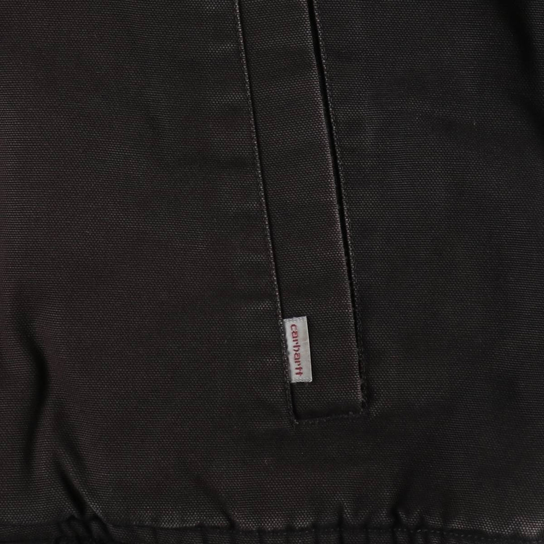 Carhartt padded duck work jacket, men's size L (approx.) cotton black type Vintage Second Hand