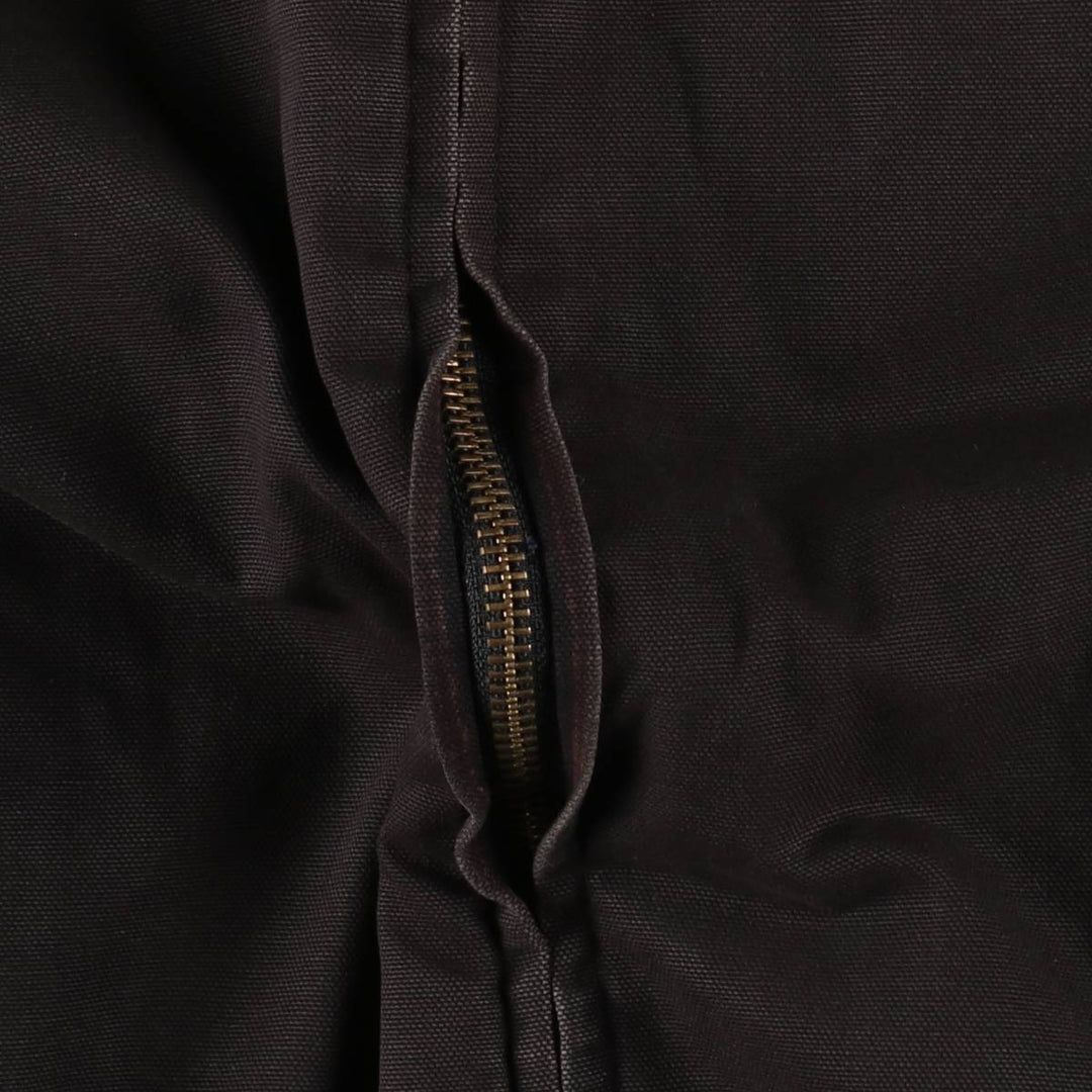Carhartt padded duck work jacket, men's size L (approx.) cotton black type Vintage Second Hand