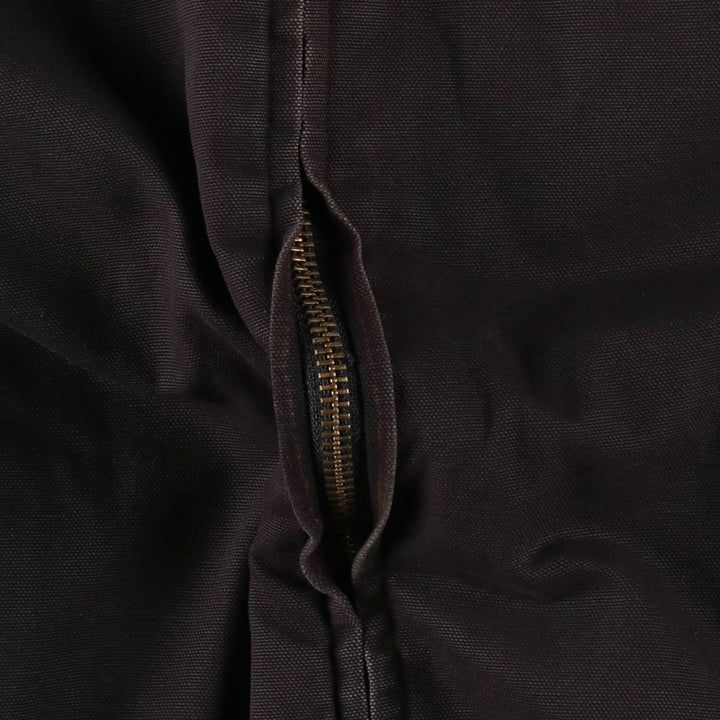 Carhartt padded duck work jacket, men's size L (approx.) cotton black type Vintage Second Hand