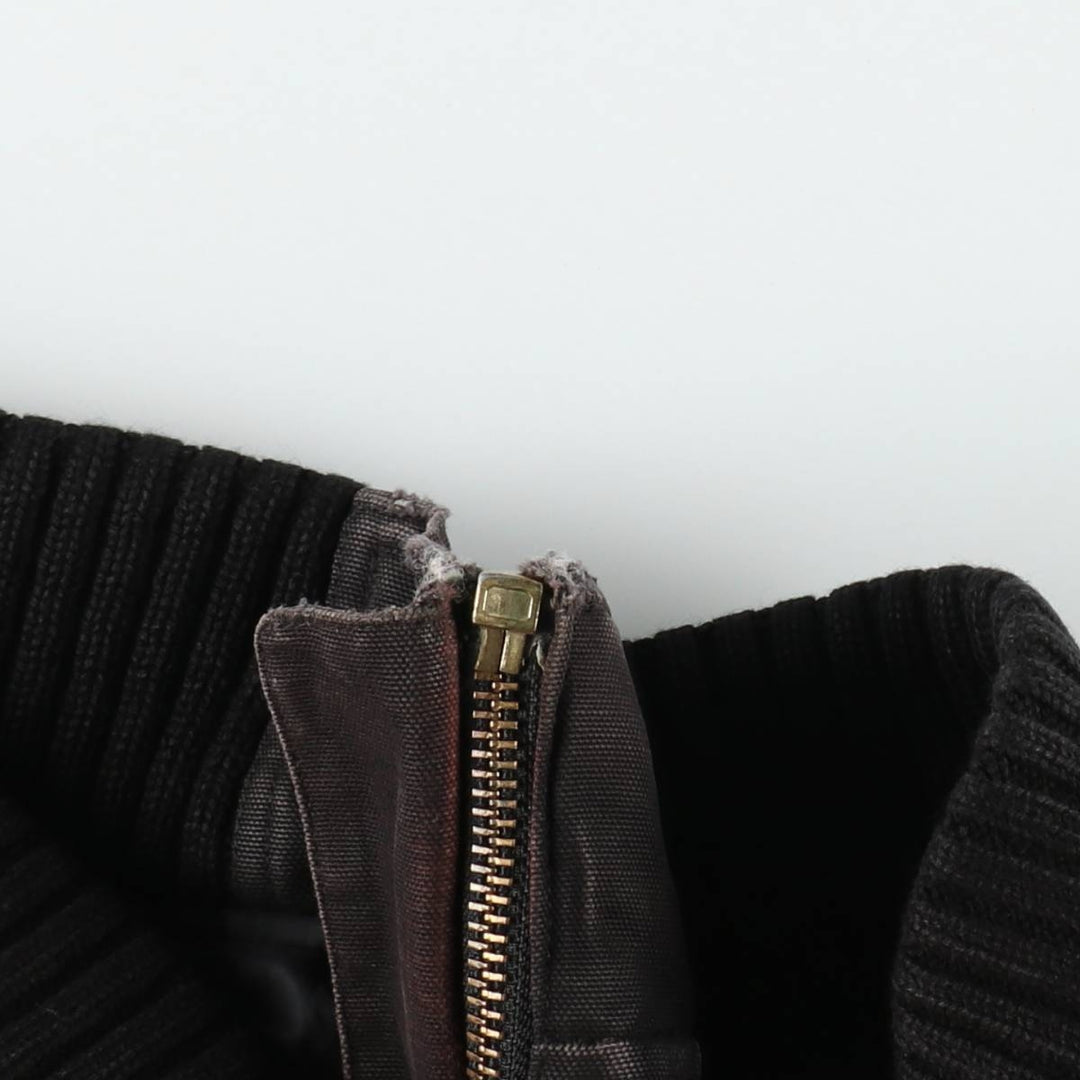 Carhartt padded duck work jacket, men's size L (approx.) cotton black type Vintage Second Hand