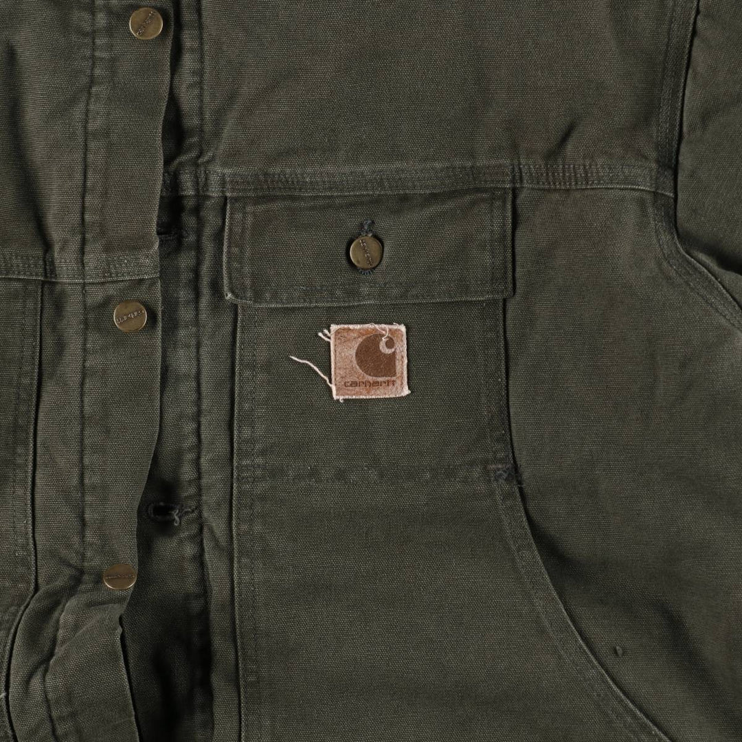 Carhartt Traditional Padded Duck Work Jacket, Men's XXL unclear Green type dark green Vintage Second Hand