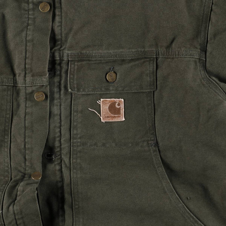 Carhartt Traditional Padded Duck Work Jacket, Men's XXL unclear Green type dark green Vintage Second Hand